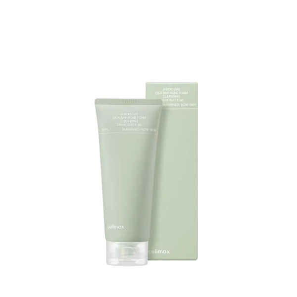 CELIMAX - Ji_Woo_Gae_Cica_BHA_Acne_Foam_Cleansing_150ml blank
