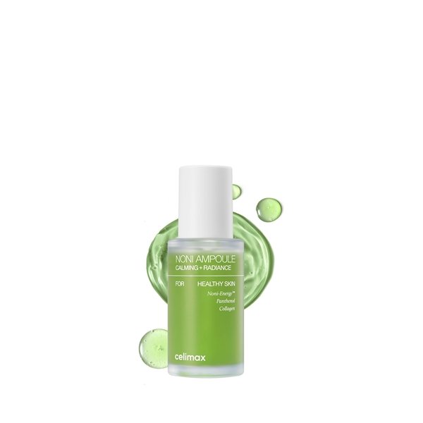 CELIMAX Noni_Ampoule_Calming+Radiance_texture blank